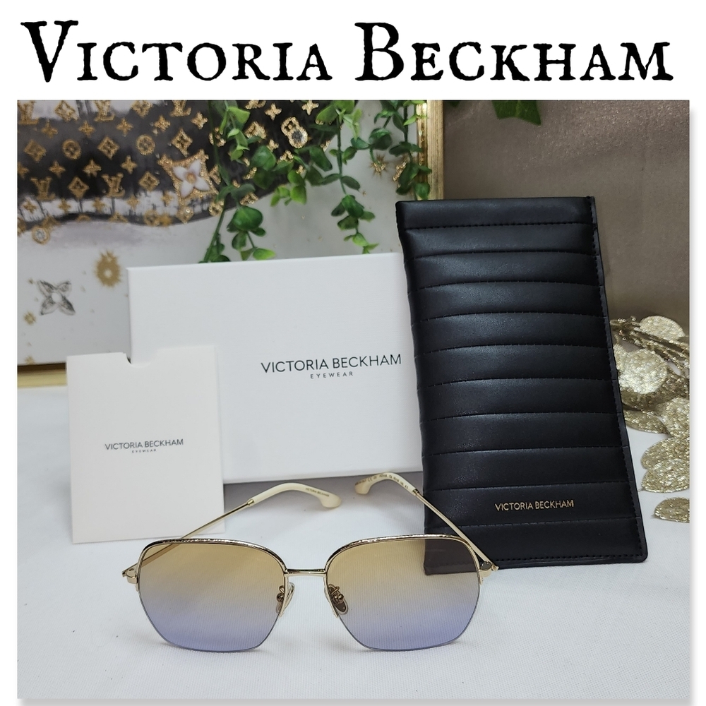 Victoria Beckham VB214SA Sunglasses With Box, Paperwork And Case